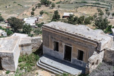 Takrouna, Tunisia 'nın Sahel bölgesinde küçük bir köy, bir tepede..