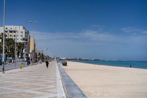 Susa manzarası, sahil ve sokak, Tunus