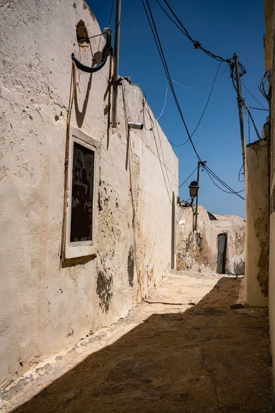 Τακρούνα Μικρό Χωριό Στην Περιοχή Sahel Της Τουνισίας Ένα Λόφο — Φωτογραφία Αρχείου