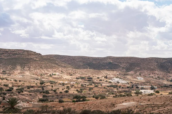 Djebel Dahar Sul Tunísia Baixa Cadeia Montanhas Arenito — Fotografia de Stock