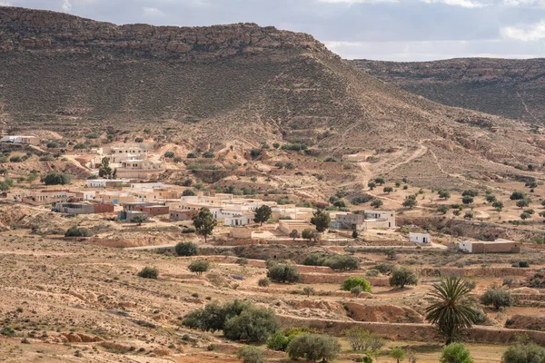 Djebel Dahar Sul Tunísia Baixa Cadeia Montanhas Arenito — Fotografia de Stock