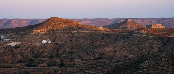 Djebel Dahar Está Sur Túnez Cadena Montañosa Arenisca —  Fotos de Stock