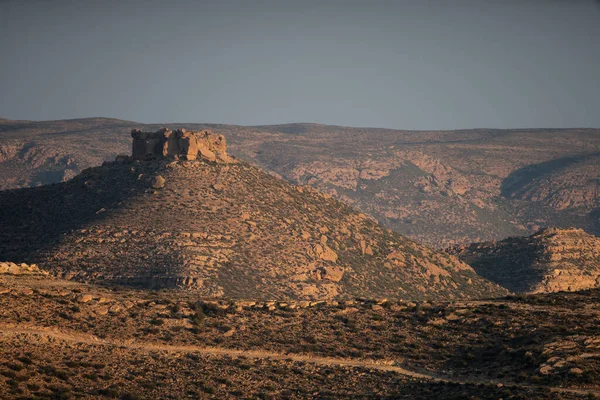 Der Djebel Dahar Liegt Süden Tunesiens Niedrige Sandsteinkette — Stockfoto