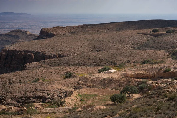 Djebel Dahar South Tunisia Low Sandstone Mountain Chain — Stock Photo, Image