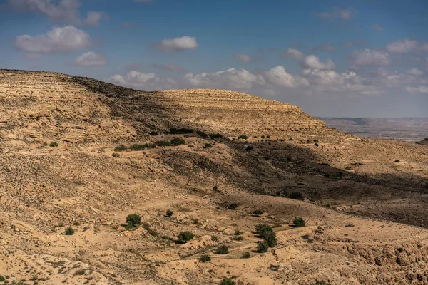 Djebel Dahar Güney Tunus Alçak Kumtaşı Dağ Zinciri — Stok fotoğraf