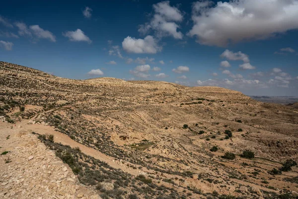 Djebel Dahar Södra Tunisien Låg Bergskedja Sandsten — Stockfoto