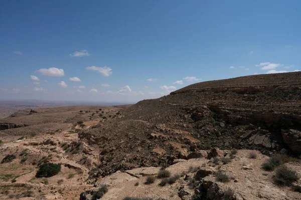 Djebel Dahar Södra Tunisien Låg Bergskedja Sandsten — Stockfoto