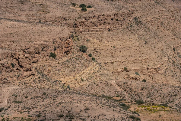 Djebel Dahar Está Sur Túnez Cadena Montañosa Arenisca —  Fotos de Stock