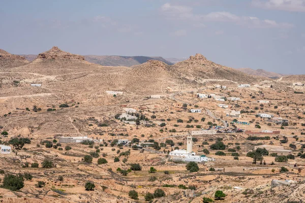 Der Djebel Dahar Liegt Süden Tunesiens Niedrige Sandsteinkette — Stockfoto