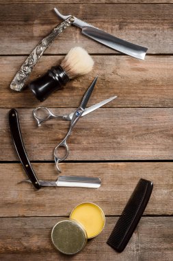 Balmumu ve vintage düz jilet