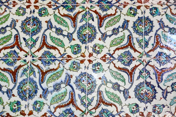 Azulejos azules en el Palacio de Topkapi — Foto de Stock