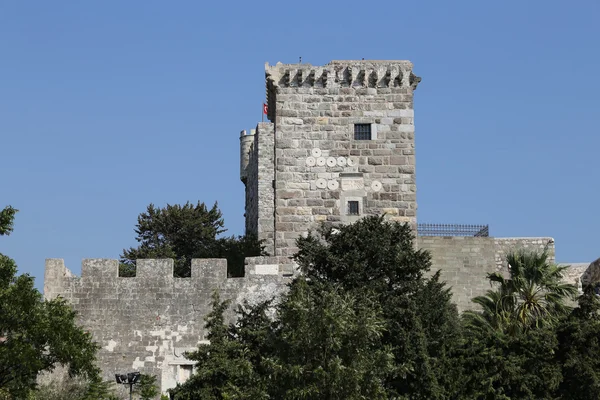 Turm der Burg von Bodrum in der Türkei — Stockfoto
