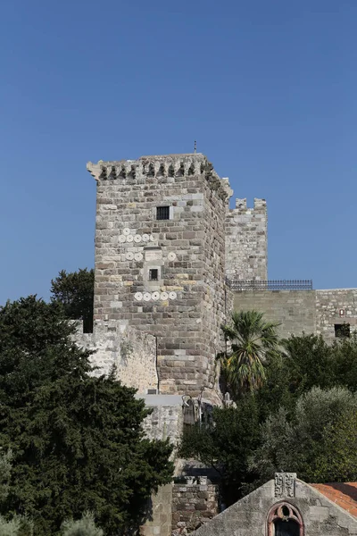 Turm der Burg von Bodrum in der Türkei — Stockfoto