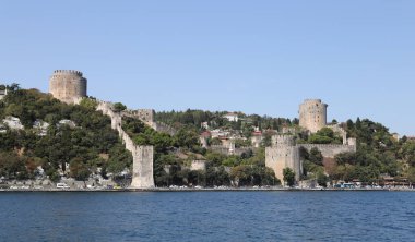 Rumelian Castle in Istanbul City clipart