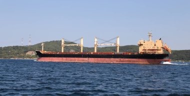 kargo gemisi denizde