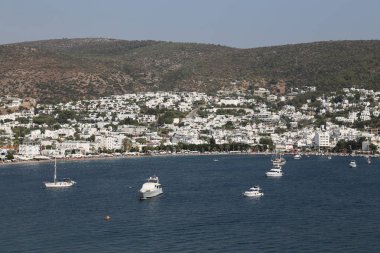 Türkiye 'nin Ege kıyısındaki Bodrum Kasabası