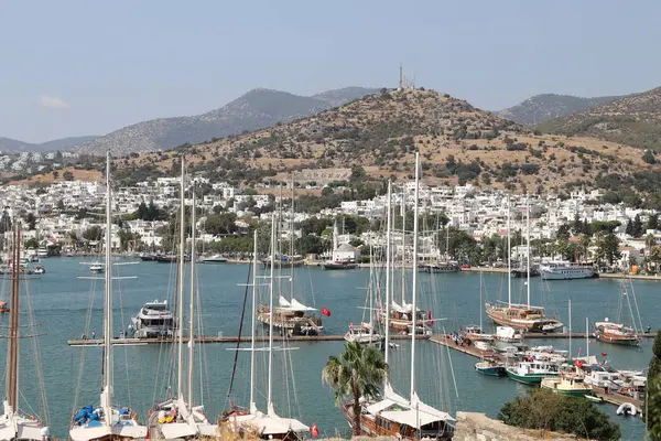 Miasto w Bodrum Muğla Bodrum, Turcja — Zdjęcie stockowe