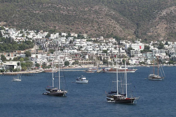 Bodrum Town in Aegean Coast of Mugla, Turquia — Fotografia de Stock