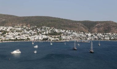 Türkiye 'nin Ege kıyısındaki Bodrum Kasabası