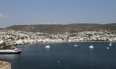 Türkiye 'nin Ege kıyısındaki Bodrum Kasabası