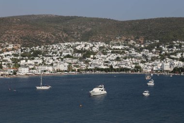 Türkiye 'nin Ege kıyısındaki Bodrum Kasabası