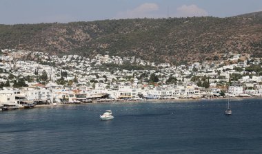 Türkiye 'nin Ege kıyısındaki Bodrum Kasabası