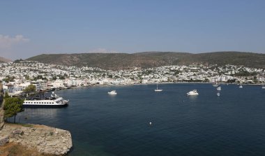 Türkiye 'nin Ege kıyısındaki Bodrum Kasabası