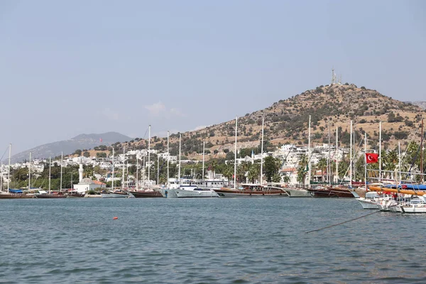 Miasto w Bodrum Muğla Bodrum, Turcja — Zdjęcie stockowe