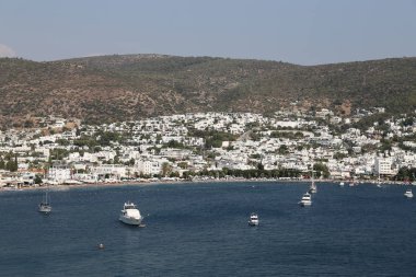 Türkiye 'nin Ege kıyısındaki Bodrum Kasabası