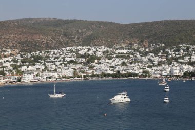 Türkiye 'nin Ege kıyısındaki Bodrum Kasabası