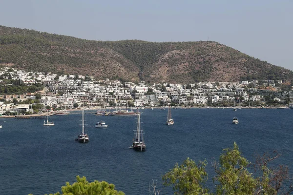 Bodrum Town v Egejském pobřeží Turecka — Stock fotografie