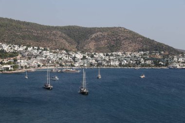 Türkiye 'nin Ege kıyısındaki Bodrum Kasabası