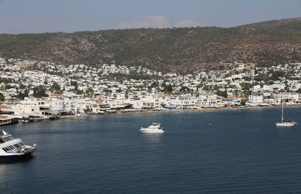 Bodrum Town na wybrzeżu Morza Egejskiego w Turcji — Zdjęcie stockowe