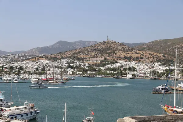 Miasto w Bodrum Muğla Bodrum, Turcja — Zdjęcie stockowe