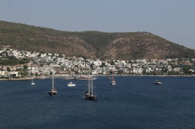 Türkiye 'nin Ege kıyısındaki Bodrum Kasabası
