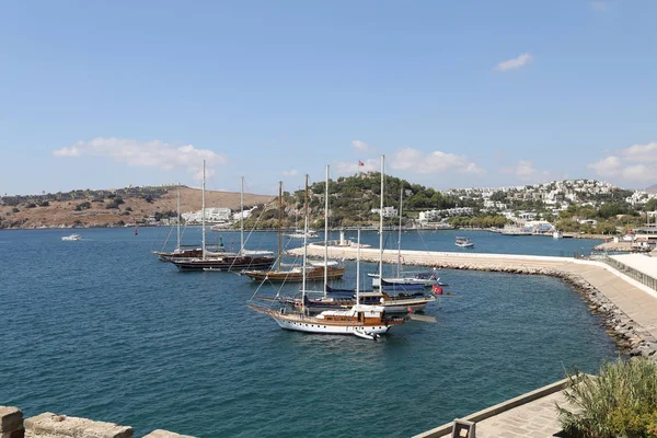 Miasto w Bodrum Muğla Bodrum, Turcja — Zdjęcie stockowe