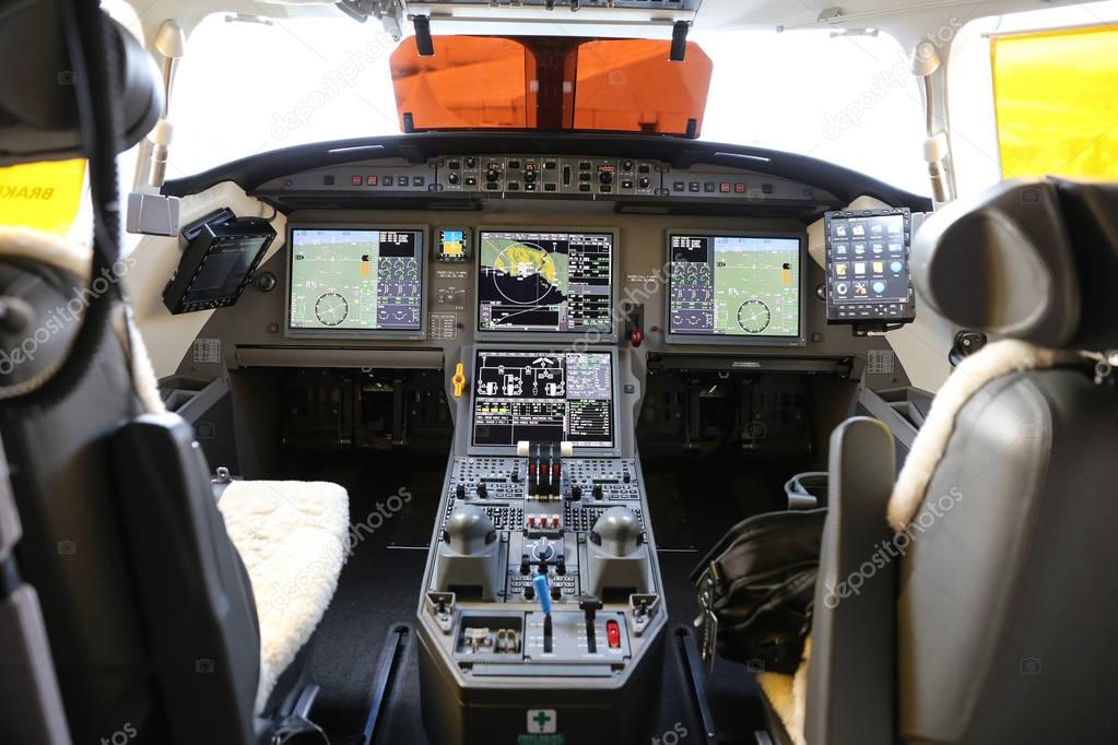 Cockpit of an Airplane