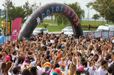 Renkli gökyüzü 5k Istanbul