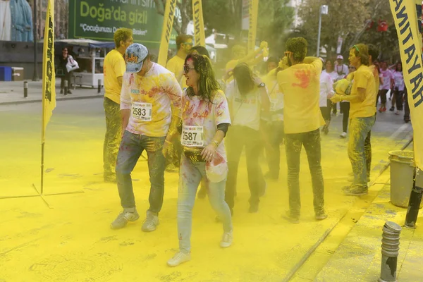 Färg Sky 5k Istanbul — Stockfoto