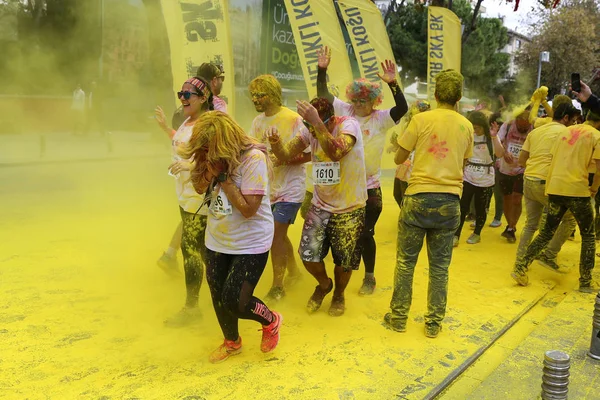 Färg Sky 5k Istanbul — Stockfoto