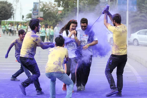 Färg Sky 5k Istanbul — Stockfoto