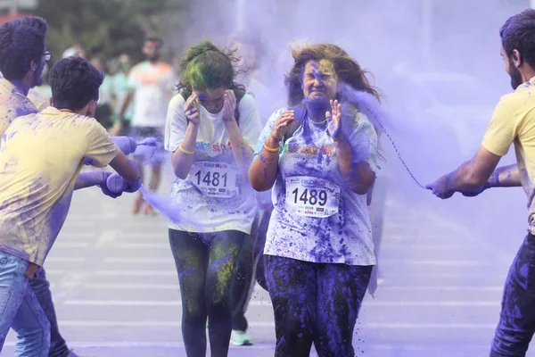 Färg Sky 5k Istanbul — Stockfoto