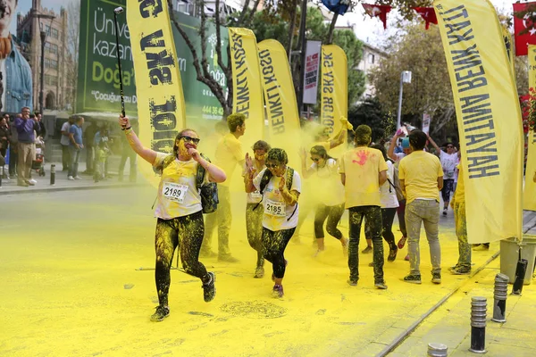 Färg Sky 5k Istanbul — Stockfoto