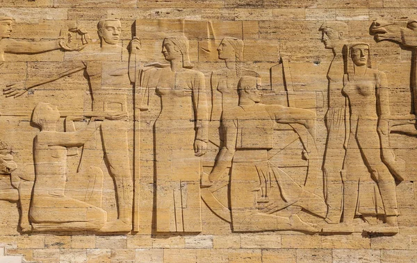 ムスタファ ・ ケマル ・ アタチュルク、アンカラのアタテュルク廟の彫刻 — ストック写真
