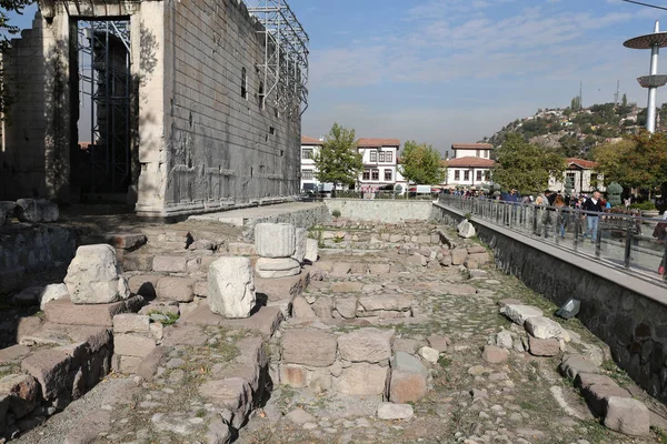 Monumentum Ancyranum ve městě Ankara — Stock fotografie