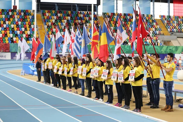 Balkan Junior Indoor Championships Istanbul 2017 — Stock Photo, Image