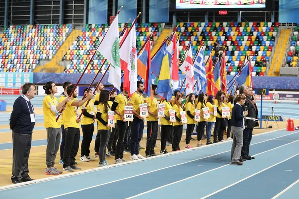 Balkan Junior indendørs mesterskaber Istanbul 2017 - Stock-foto