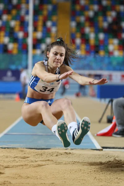 Balkan Junior Indoor Championships Istanbul 2017 — Stock Photo, Image