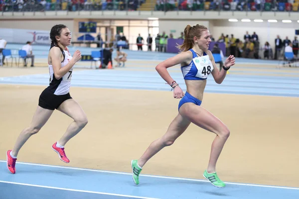 Balkan Junior Indoor Championships Istanbul 2017 — Stock Photo, Image