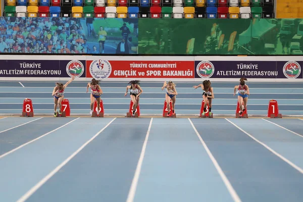 Balkan Junior Indoor Championships Istanbul 2017 — Stock Photo, Image